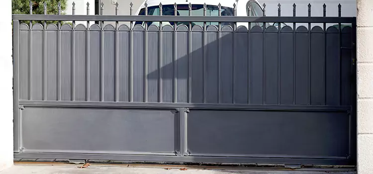 Metal Driveway Gate Installation Granite City