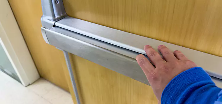 Installing a Push Bar on a Door Granite City